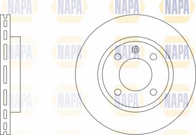 NAPA PBD8412 - Спирачен диск vvparts.bg