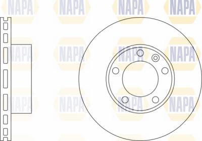 NAPA PBD8420 - Спирачен диск vvparts.bg