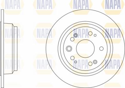 NAPA PBD8479 - Спирачен диск vvparts.bg