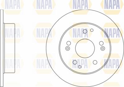 NAPA PBD8470 - Спирачен диск vvparts.bg