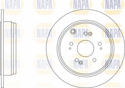 NAPA PBD8473 - Спирачен диск vvparts.bg