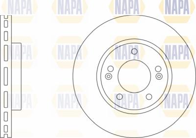 NAPA PBD8547 - Спирачен диск vvparts.bg