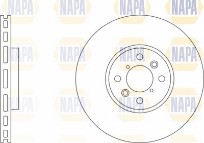 NAPA PBD8563 - Спирачен диск vvparts.bg