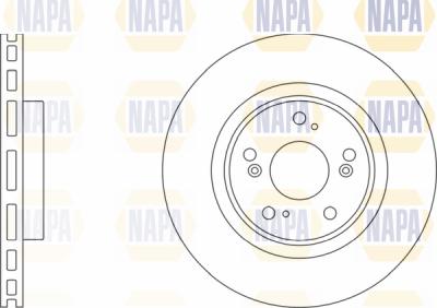 NAPA PBD8509 - Спирачен диск vvparts.bg