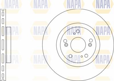 NAPA PBD8513 - Спирачен диск vvparts.bg