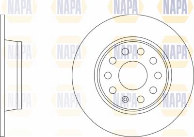 NAPA PBD8589 - Спирачен диск vvparts.bg