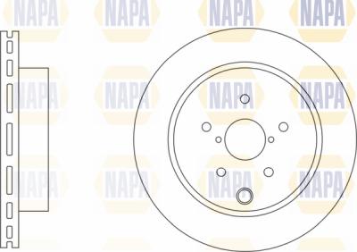 NAPA PBD8695 - Спирачен диск vvparts.bg