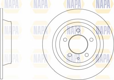 NAPA PBD8095 - Спирачен диск vvparts.bg