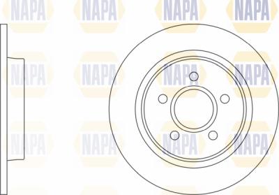 NAPA PBD8054 - Спирачен диск vvparts.bg