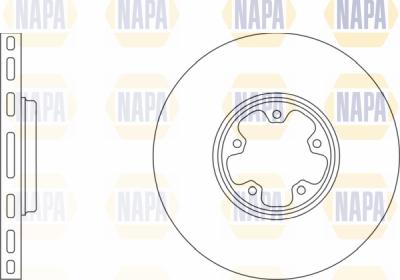 NAPA PBD8069 - Спирачен диск vvparts.bg