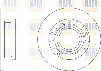NAPA PBD8088 - Спирачен диск vvparts.bg