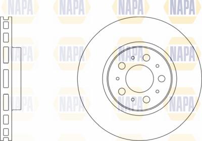 NAPA PBD8005 - Спирачен диск vvparts.bg