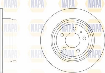 NAPA PBD8003 - Спирачен диск vvparts.bg