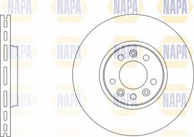 NAPA PBD8014 - Спирачен диск vvparts.bg