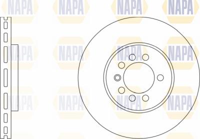 NAPA PBD8032 - Спирачен диск vvparts.bg