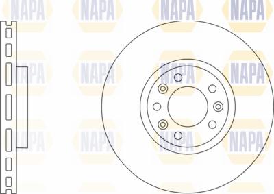 NAPA PBD8020 - Спирачен диск vvparts.bg