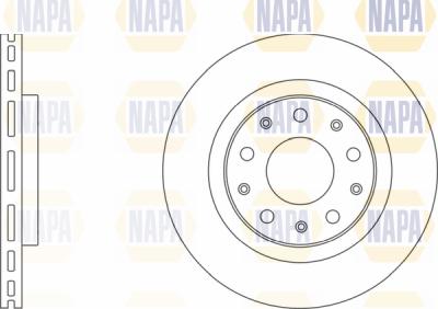 NAPA PBD8159 - Спирачен диск vvparts.bg
