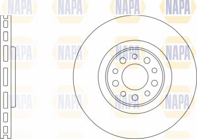 NAPA PBD8155 - Спирачен диск vvparts.bg