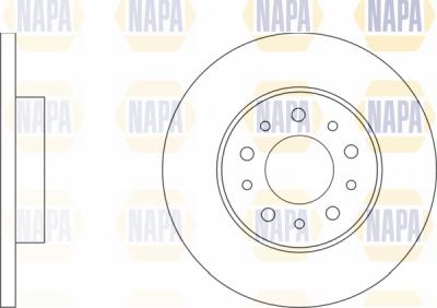 NAPA PBD8158 - Спирачен диск vvparts.bg