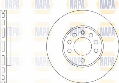 NAPA PBD8152 - Спирачен диск vvparts.bg
