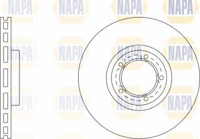 NAPA PBD8119 - Спирачен диск vvparts.bg