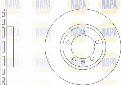 NAPA PBD8128 - Спирачен диск vvparts.bg