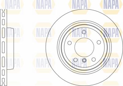 NAPA PBD8369 - Спирачен диск vvparts.bg