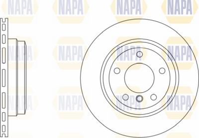 NAPA PBD8361 - Спирачен диск vvparts.bg