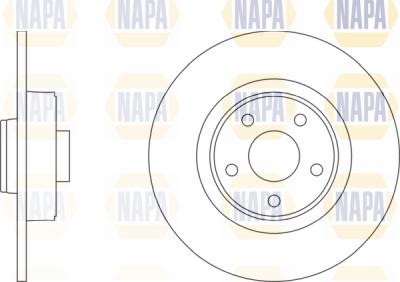 NAPA PBD8304 - Спирачен диск vvparts.bg