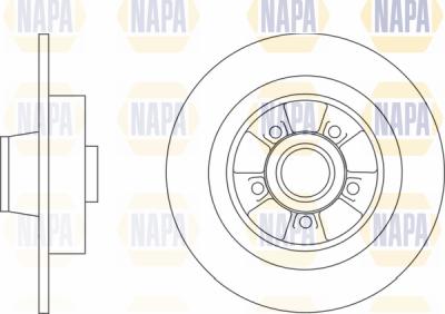 NAPA PBD8305 - Спирачен диск vvparts.bg