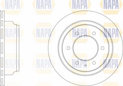 NAPA PBD8306 - Спирачен диск vvparts.bg