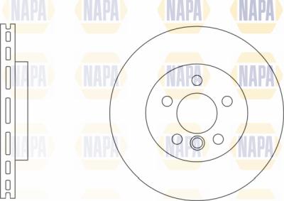 NAPA PBD8340 - Спирачен диск vvparts.bg