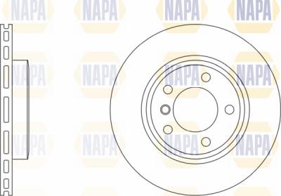 NAPA PBD8322 - Спирачен диск vvparts.bg