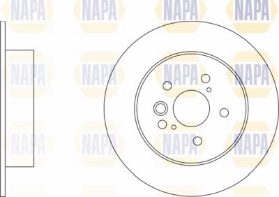 NAPA PBD8251 - Спирачен диск vvparts.bg