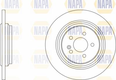 NAPA PBD8211 - Спирачен диск vvparts.bg