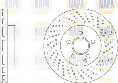 NAPA PBD8226 - Спирачен диск vvparts.bg