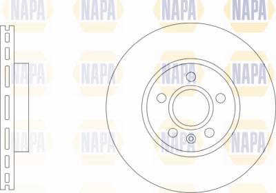 NAPA PBD8731 - Спирачен диск vvparts.bg