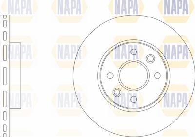 NAPA PBD8729 - Спирачен диск vvparts.bg