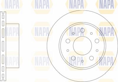 NAPA PBD8777 - Спирачен диск vvparts.bg