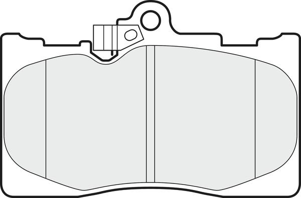 NAPA PBP7952 - Комплект спирачно феродо, дискови спирачки vvparts.bg