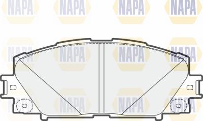 NAPA PBP7491 - Комплект спирачно феродо, дискови спирачки vvparts.bg