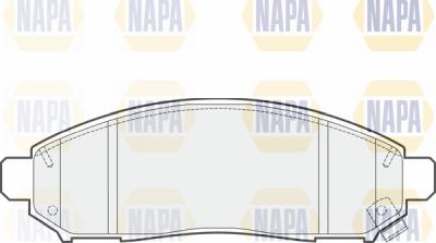 NAPA PBP7467 - Комплект спирачно феродо, дискови спирачки vvparts.bg