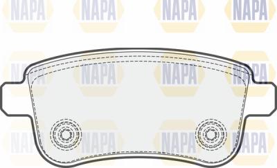 NAPA PBP7485 - Комплект спирачно феродо, дискови спирачки vvparts.bg