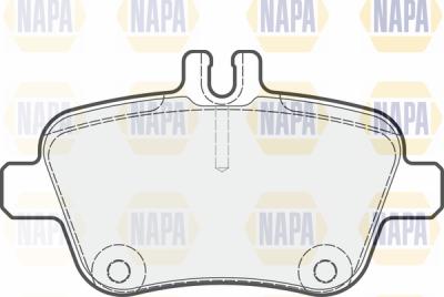 NAPA PBP7488 - Комплект спирачно феродо, дискови спирачки vvparts.bg