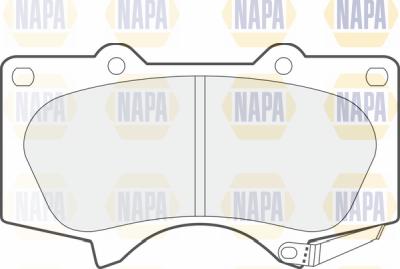 NAPA PBP7506 - Комплект спирачно феродо, дискови спирачки vvparts.bg