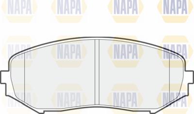 NAPA PBP7519 - Комплект спирачно феродо, дискови спирачки vvparts.bg