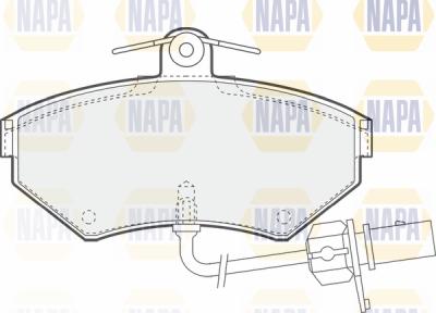 FTE 9001066 - Комплект спирачно феродо, дискови спирачки vvparts.bg