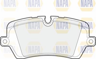 NAPA PBP7648 - Комплект спирачно феродо, дискови спирачки vvparts.bg