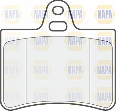 NAPA PBP7020 - Комплект спирачно феродо, дискови спирачки vvparts.bg