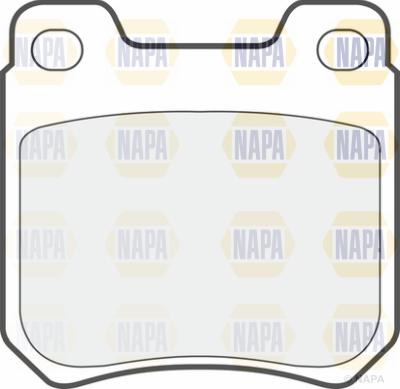 NAPA PBP7074 - Комплект спирачно феродо, дискови спирачки vvparts.bg